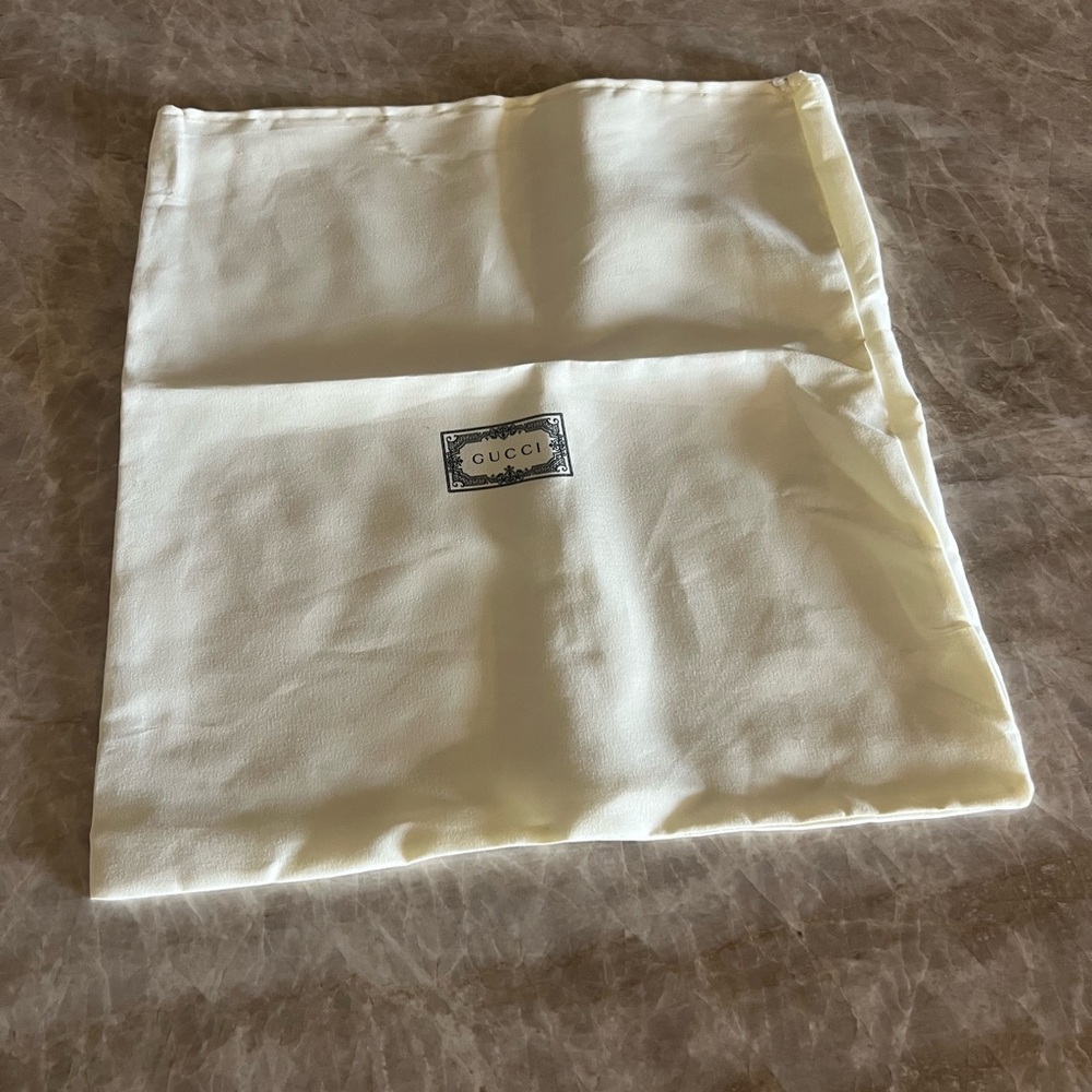Authentic! Gucci Large Drawstring Storage/Travel … - image 1
